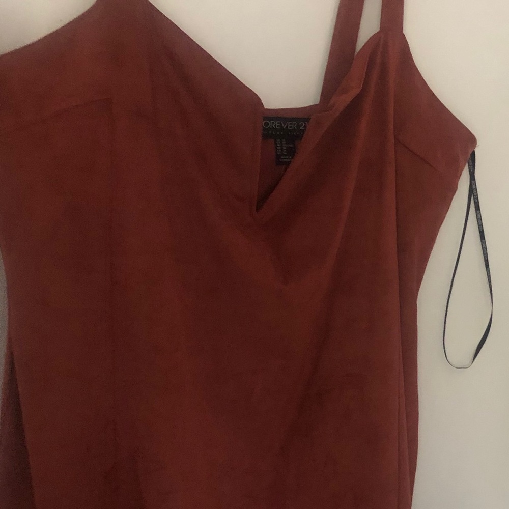 Suede Mini Dress